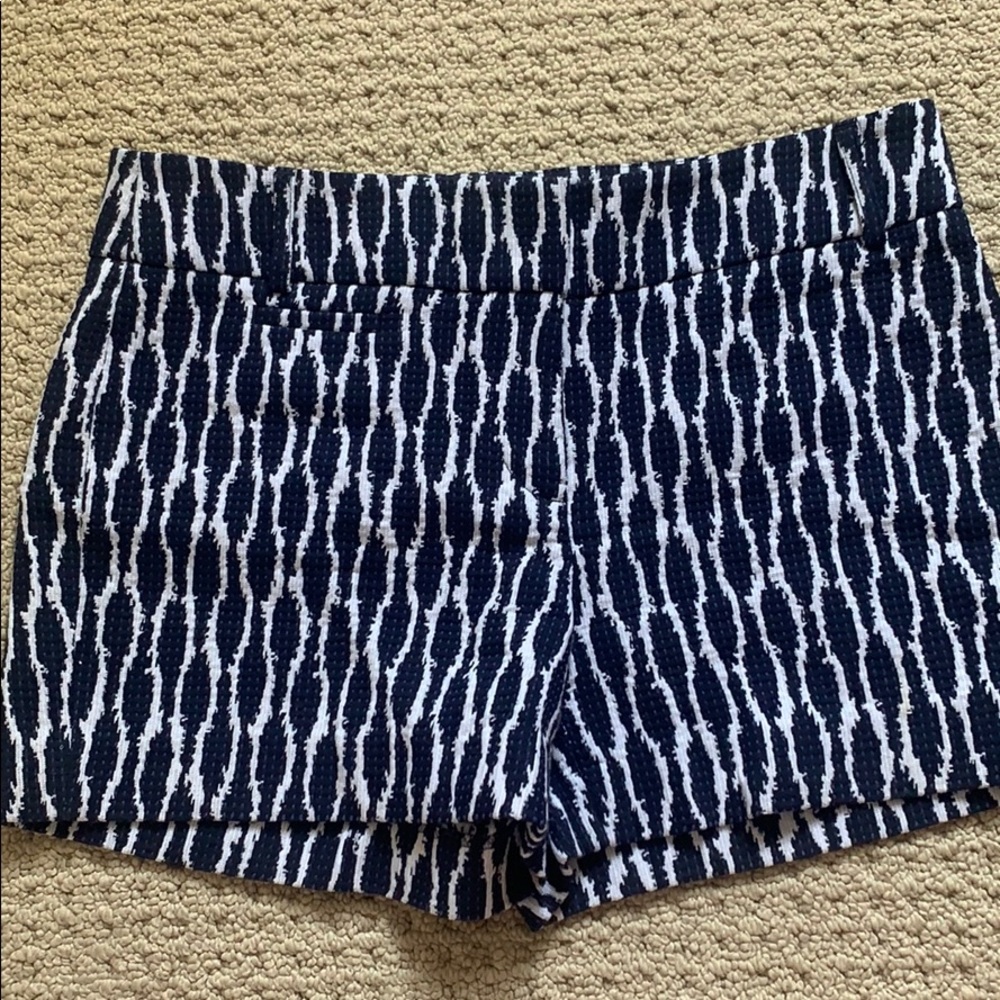 Navy & White Shorts